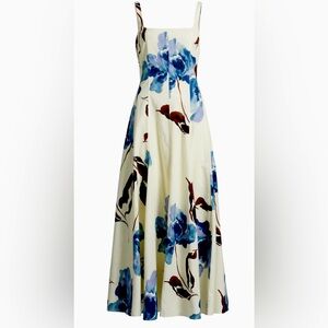 NICHOLAS THE LABEL Cream Floral A-line Dress